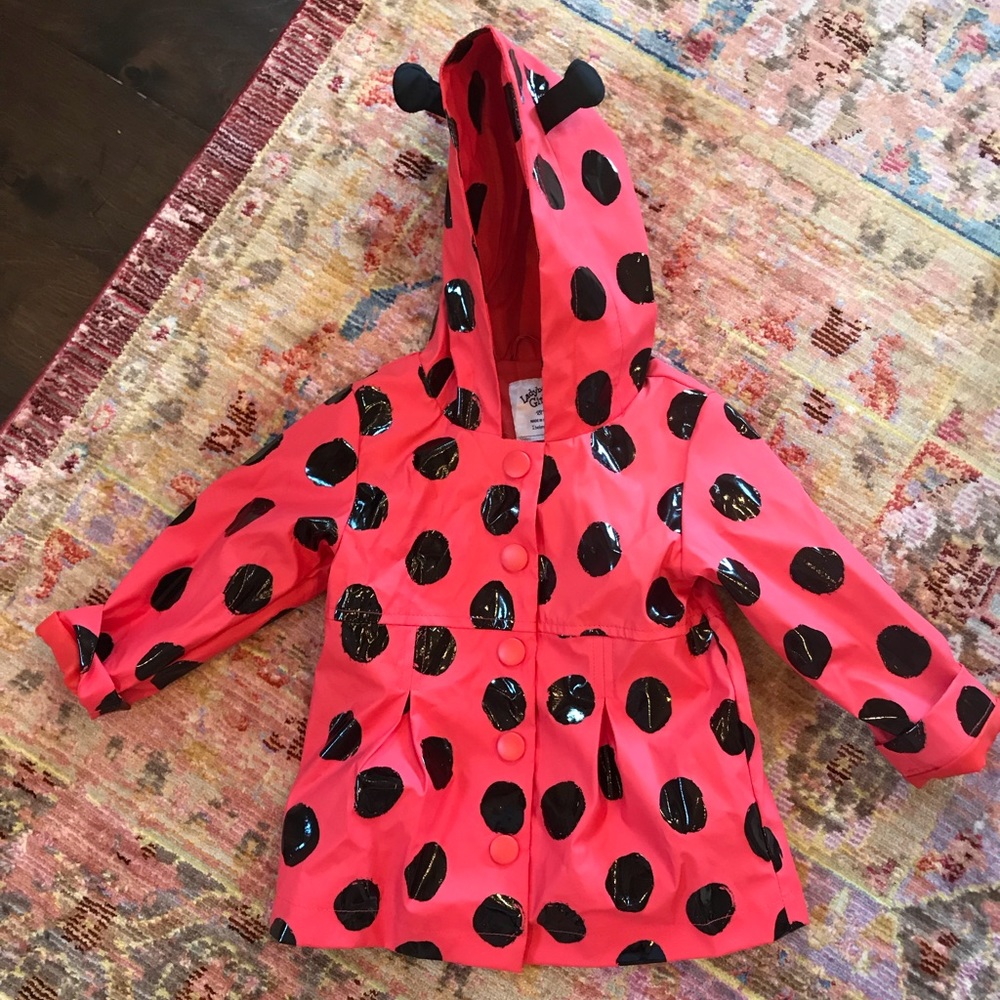 18 month Ladybug Rain Jacket